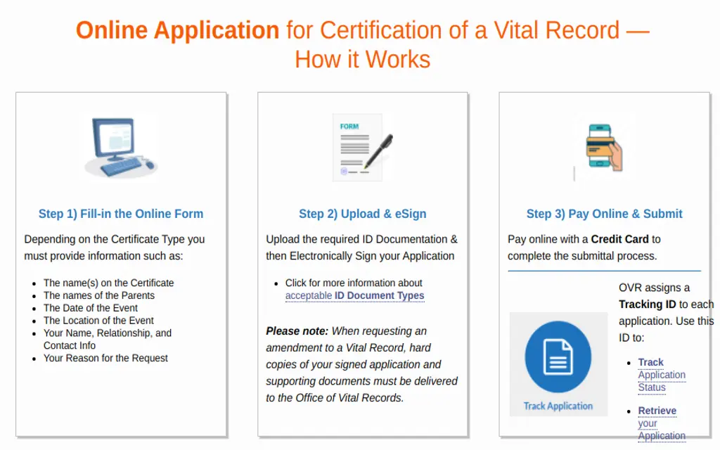Virginia vital records certification instructions for requesting free Virginia marriage records, free divorce records in Virginia, Virginia death records, and birth certificates in Virginia.